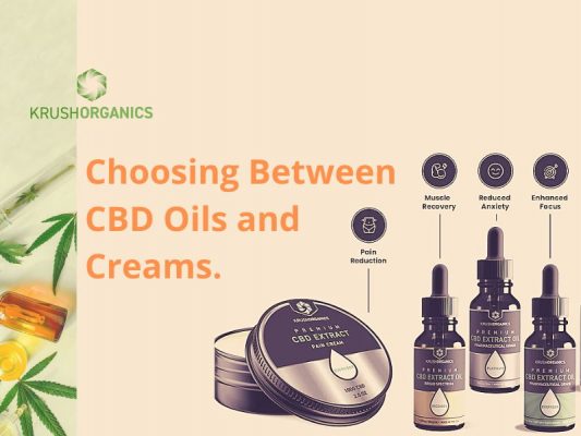 Choosing Between CBD Oils and Creams